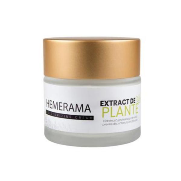 Crema ultra Hidratanta de zi pentru fata cu extracte din plante pentru ten uscat si sensibil – Hemerama, 60ml 60ml