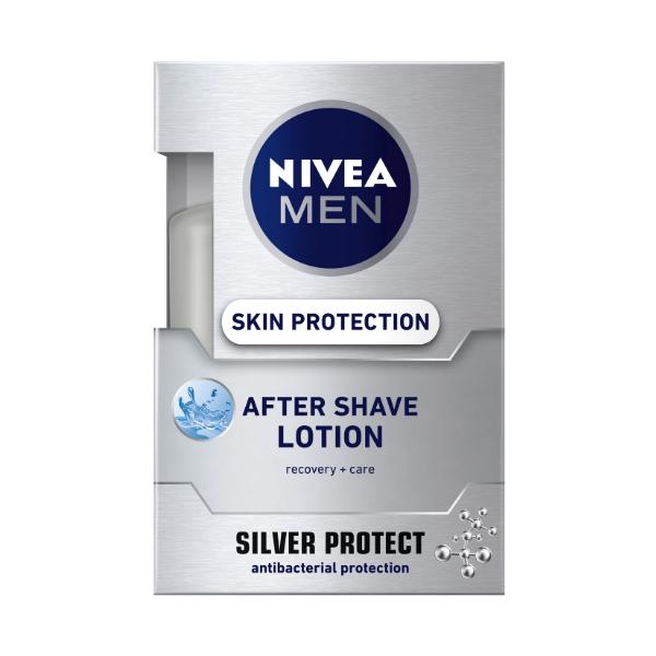 Lotiune dupa Ras – Nivea Men Skin Protection After Shave Lotion Silver Protect, 100 ml