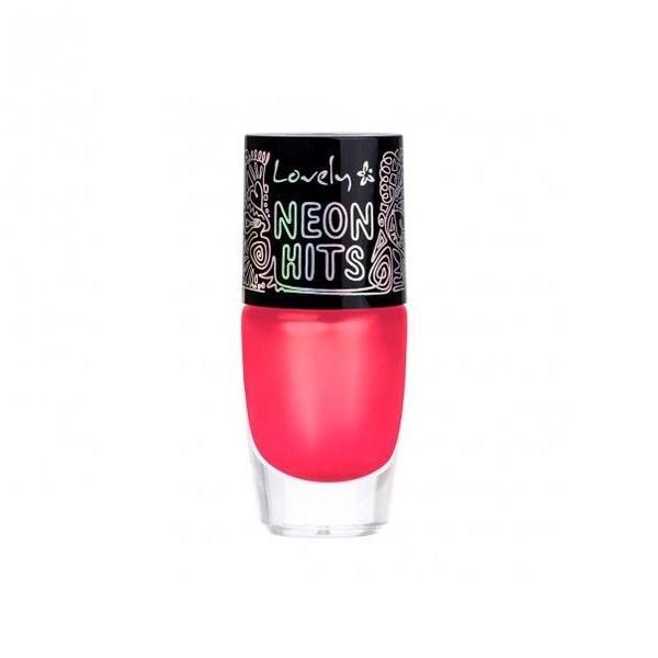Lac de unghii lovely neon hits nr.3, roz, 8ml