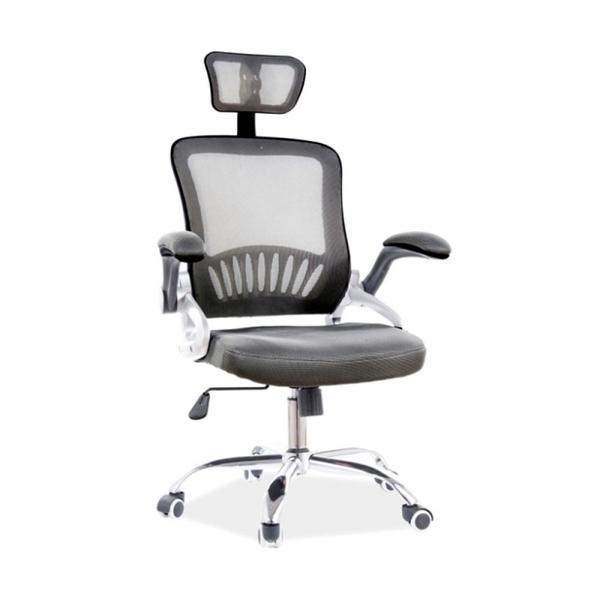 Scaun birou cu tetiera sl q831 negru, 67x48x124 cm