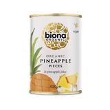 Ananas bucati in suc de ananas eco 400g Biona