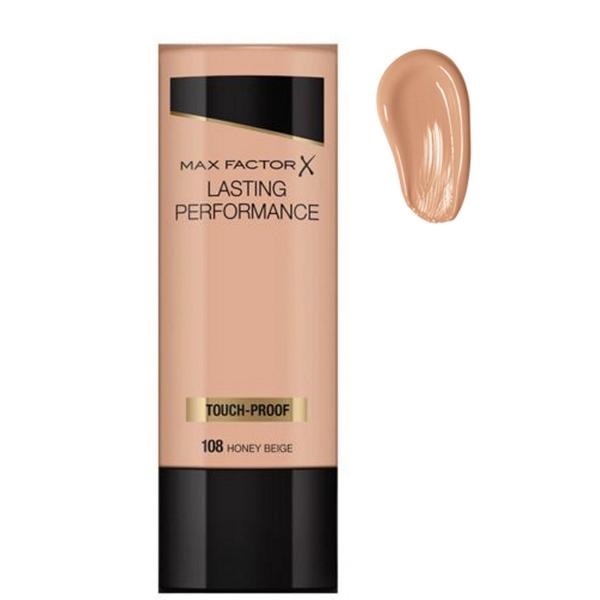 Fond de ten - max factor lasting performance, nuanta 108 honey beige, 35 ml