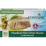 File de ton in ulei bio de masline, Fontaine, 120g