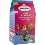 Pesetas Biscuiti bio din faina de grau spelta cu nuci braziliene si quinoa, Fairtrade, 150 g SOMMER