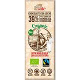 Mini tableta ciocolata BIO cu lapte, 25 g Chocolates Sole