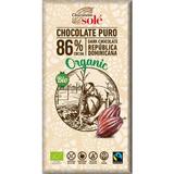 Ciocolata neagra BIO 86%, cacao, 100gr Chocolates Sole
