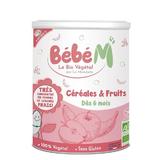 Cereale + fructe pentru bebeluși - de la 6 luni 400g, Bébé M