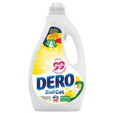 Detergent Lichid cu Parfum de Frezie si Flori de Tei Dero 2 in 1 Gel, 2000ml
