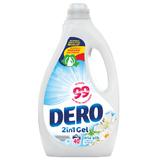 Detergent Lichid cu Parfum de Iris Alb si Flori de Romanita Dero 2 in 1 Gel, 2000 ml