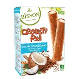 Crousty Roll cu cacao și cocos - fara gluten, Bisson, 125g