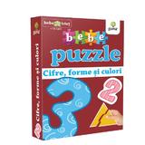 Bebe Puzzle +18 Luni - Cifre, Forme Si Culori