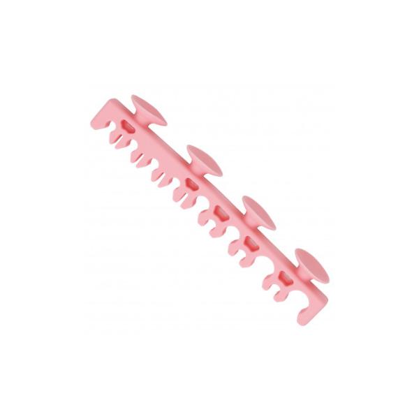 Suport Roz Deschis de Silicon pentru Uscarea Pensulelor - Mimo Makeup Brush Drying Pack Pink, 1 buc