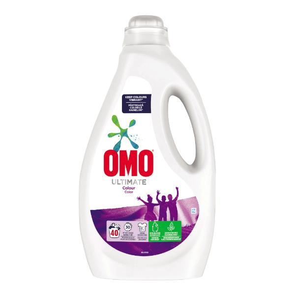 Detergent Lichid Automat pentru Rufe Colorate - Omo Ultimate Color, 2000ml
