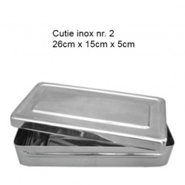 Cutie Instrumentar Inox - Prima Instruments Stainless Steel Boxes nr 2