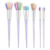 Set 6 Pensule Unicorn pentru Machiaj - Mimo Makeup Brush Unicorn, 6 buc