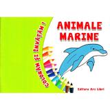 Animale marine - Coloram si invatam!, editura Ars Libri