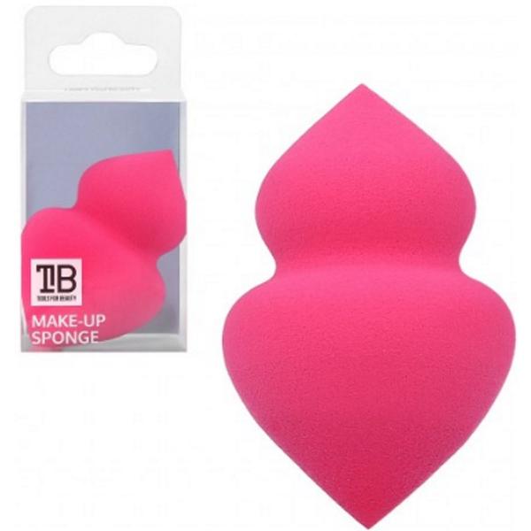 Burete pentru Machiaj Roz Inchis - Mimo Makeup Sponge Peg Top Pink 42 x 65 mm, 1 buc