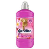 Balsam de Rufe cu Parfum Indelungat de Flori si Fructe Rosii - Coccolino Long Lasting Freshness + Softness Tiare Flower & Red Fruits Fabric Conditioner, 1450ml
