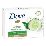 Sapun Solid Castravete si Ceai Verde  - Dove Go Fresh Touch Beauty Cream Bar Cucumber and Green Tea Scent, 100 g