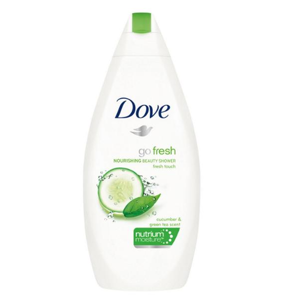 Gel de Dus Castravete si Ceai Verde – Dove Go Fresh Nourshing Beauty Shower Nutrium Moisture Cucumber & Green Tea Scent, 250 ml 250 imagine 2022
