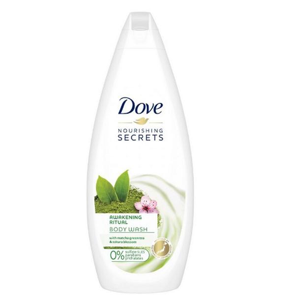 Gel de dus cu extract ceai matcha si flori de cires - dove nourishing secrets awakening ritual shower gel with matcha green tea   sakura blossom, 250 ml