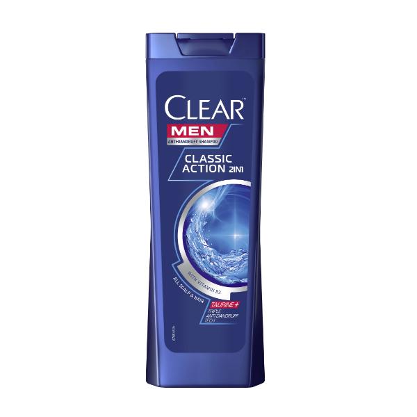 Sampon clasic antimatreata 2 in 1 pentru barbati cu vitamina b3 - clear men anti-dandruff shampoo clasic action 2 in 1 with vitamin b3, 250ml
