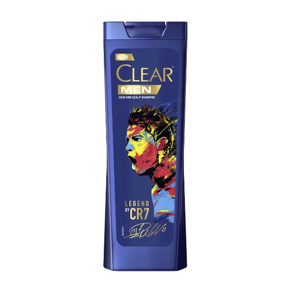 Sampon Antimatreata pentru Barbati - Clear Men Hair and Scalp Shampoo Legend by CR7 Ronaldo, 400 ml