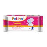Servetele Umede pentru Copii cu Alantoina - Petino Baby Wet Wipes with Allantoin, 72+12 Free