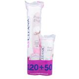 Dischete Demachiante din Bumbac - Cleanic Pure Effect Cotton Pads, 120+50 buc