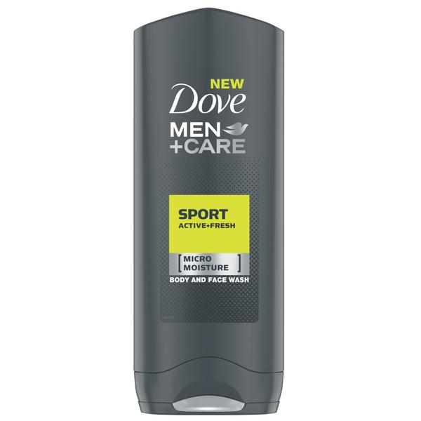 Gel de Dus Sport Revigorant pentru Barbati – Dove Men +Care Sport Active+ Fresh Body and Face Wash, 250 ml Dove imagine noua