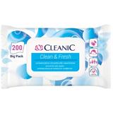 Servetele Umede Universale - Cleanic Clean&Fresh Universal Wet Wipes, 200 buc