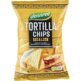 Tortilla Chips Cu Sare Eco, Dennree, 125g