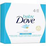 Servetele Umede Hidratante pentru Pielea Bebelusilor - Baby Dove Wipes Rich Moisture, 4x 50 buc