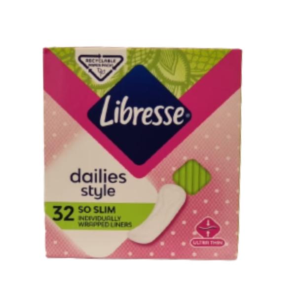 Absorbante Zilnice Subtiri – Libresse Dailies Style So Slim Liners, 32 buc