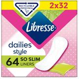 Absorbante Zilnice Subtiri - Libresse Dailies Style So Slim Liners, 64 buc