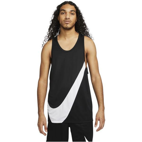 Maiou barbati nike dri-fit basketball crossover jersey dh7132-013, m, negru