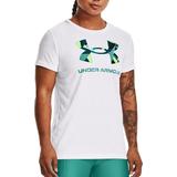 Tricou femei Under Armour Sportstyle Logo SS 1356305-106, M, Alb