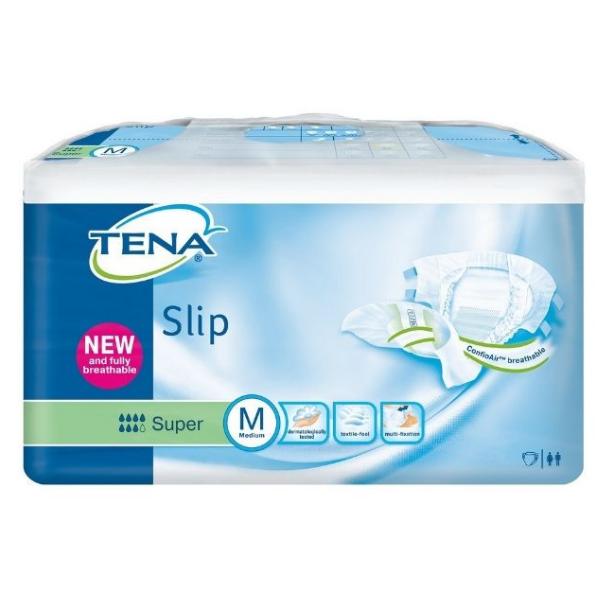 Scutece pentru Adulti - Tena Slip Super, marime M, 10 buc