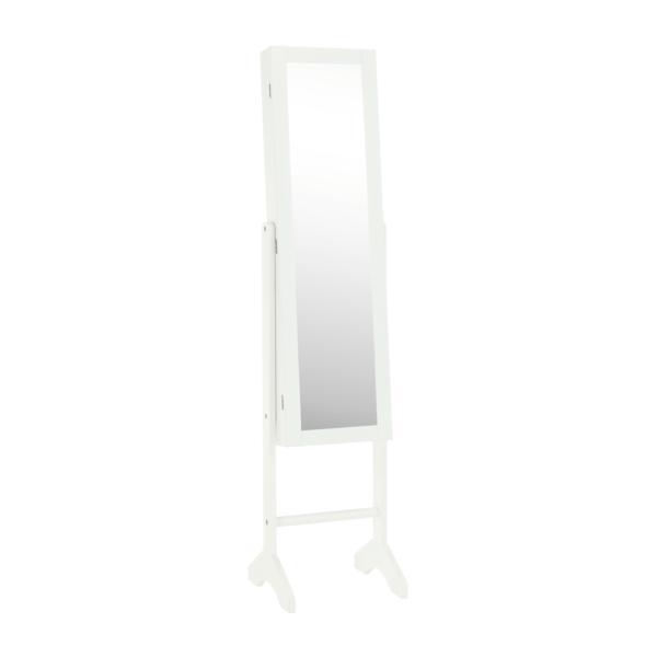 Oglinda podea rama mdf alb miror 34x37x153 