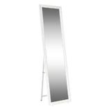 Oglinda podea rama lemn alb auriu Laval 40x150 cm