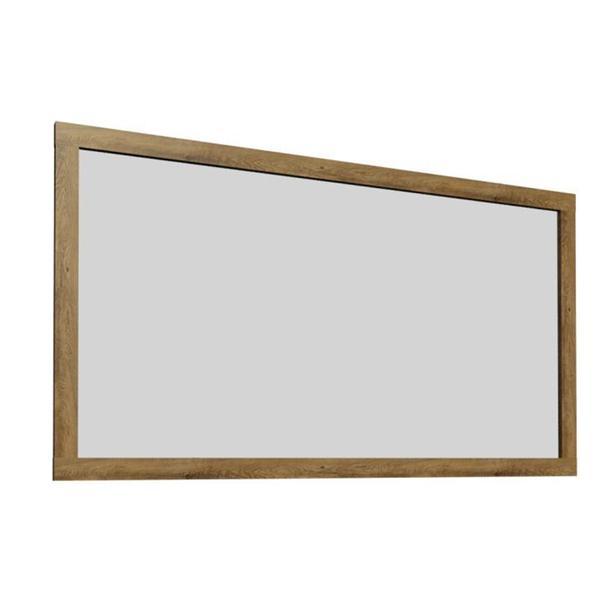 Oglinda perete rama pal stejar lefkas inchis montana 123x4x84.5 cm