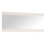 Oglinda perete rama mdf alb lucios Lynatet 164x2x68.7 cm