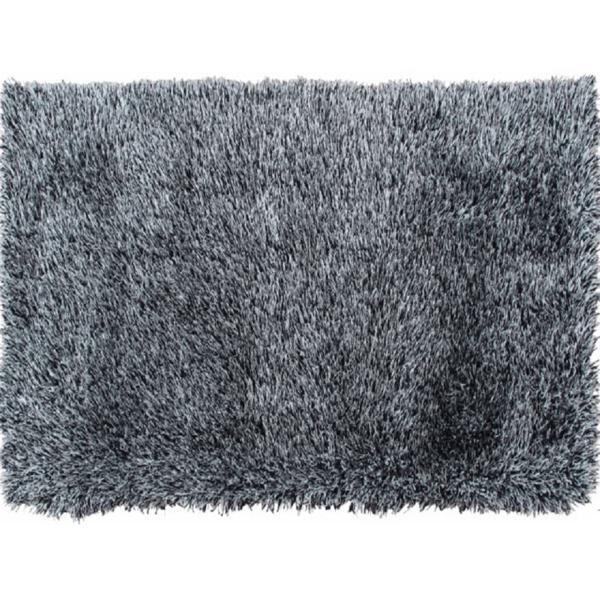 Covor textil alb negru vilan 140x200 cm