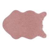 Covor blana artificiala roz auriu Fox 60x90 cm