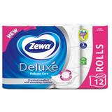 Hartie Igienica Delicata cu 3 Straturi - Zewa Deluxe Delicate Care, 12 role