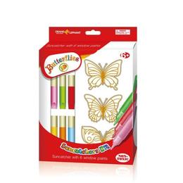 Set creatie pentru pictura orange elephant, butterflies 3d