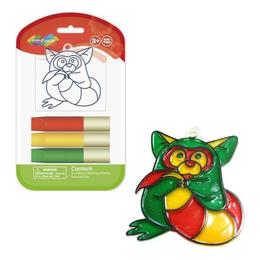 Set creatie pentru pictura orange elephant, raccoon 
