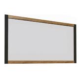 Oglinda perete pal stejar lefkas inchis gri Montana 123x7x84.5 cm