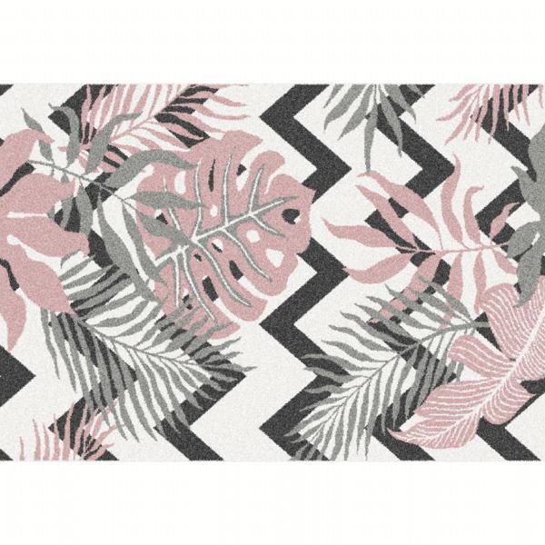 Covor textil multicolor model frunze selim 67x120 cm