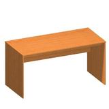 Birou din pal melaminat maro Tempo III 150x70x76 cm 